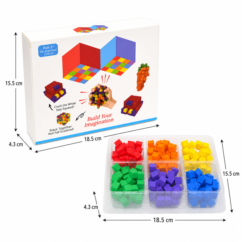 Kreative sensorische Klebewürfel – Sticky Cubes