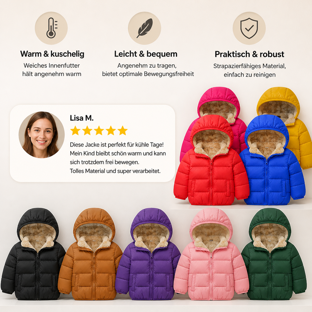 Gefütterte Steppjacke für Babys & Kleinkinder