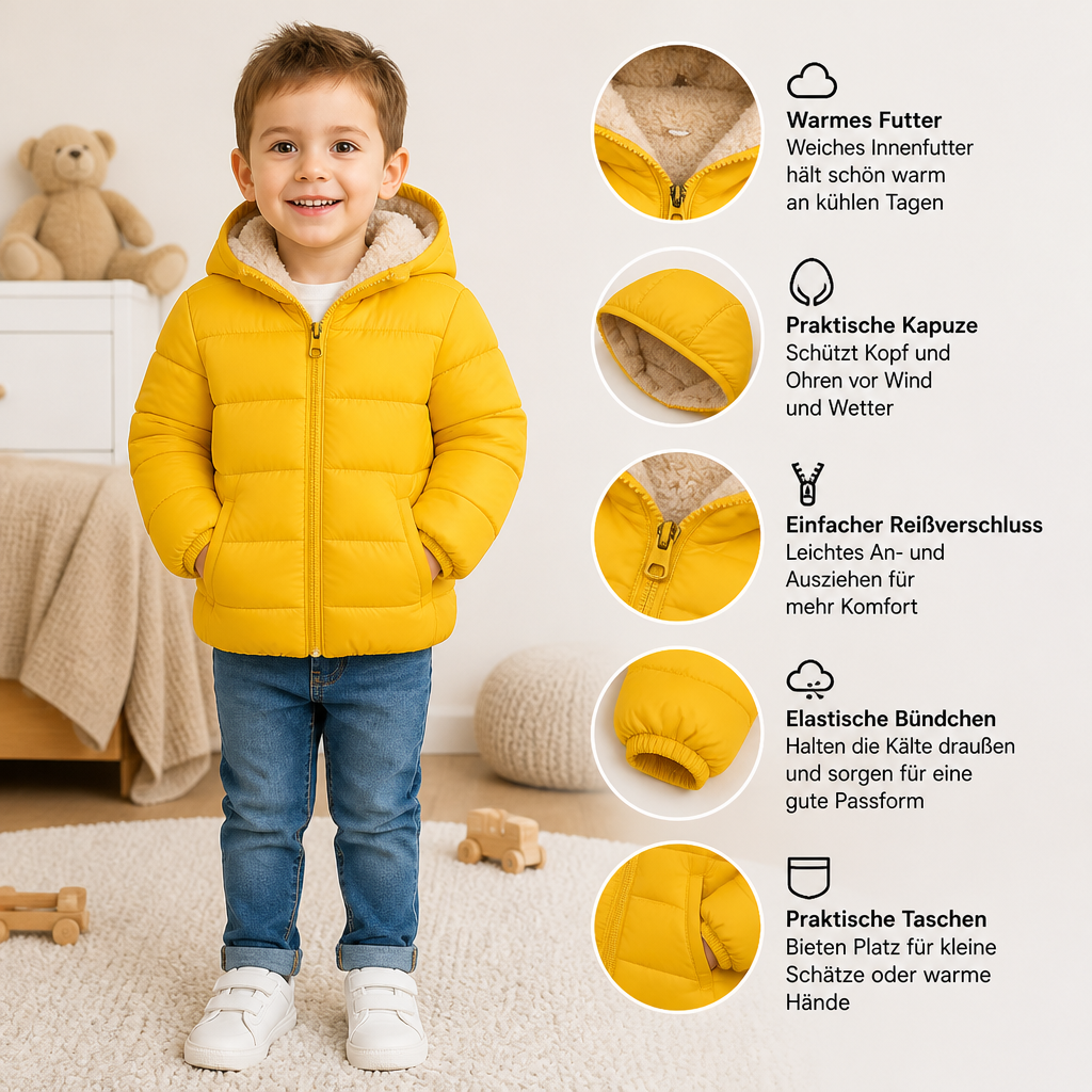 Gefütterte Steppjacke für Babys & Kleinkinder