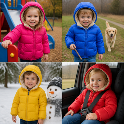 Gefütterte Steppjacke für Babys & Kleinkinder