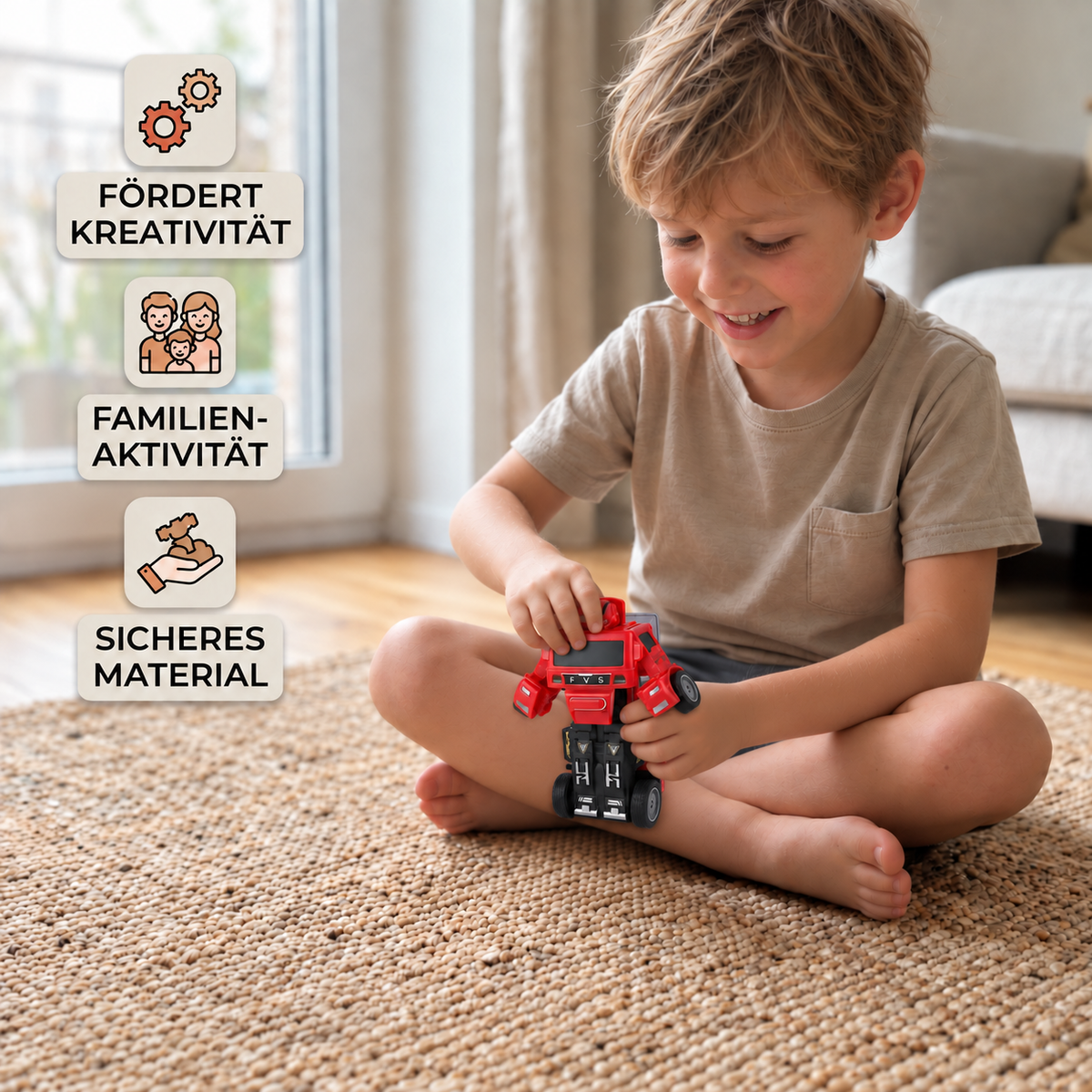 Transformer-Truck-Spielzeug für Kinder