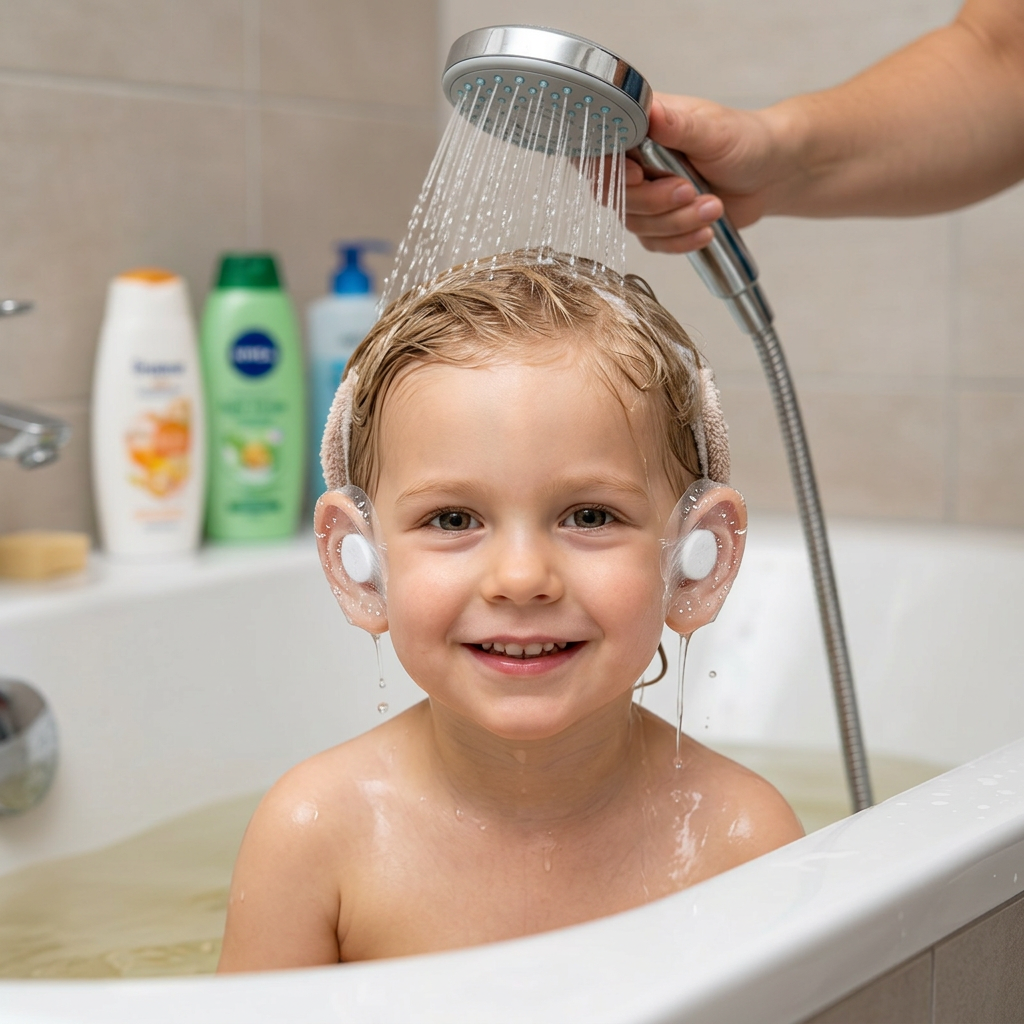 Wasserfester Ohrschutzfolie für Kinder