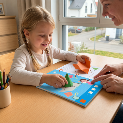 Interaktives Geometrie-Lernbuch für Kinder