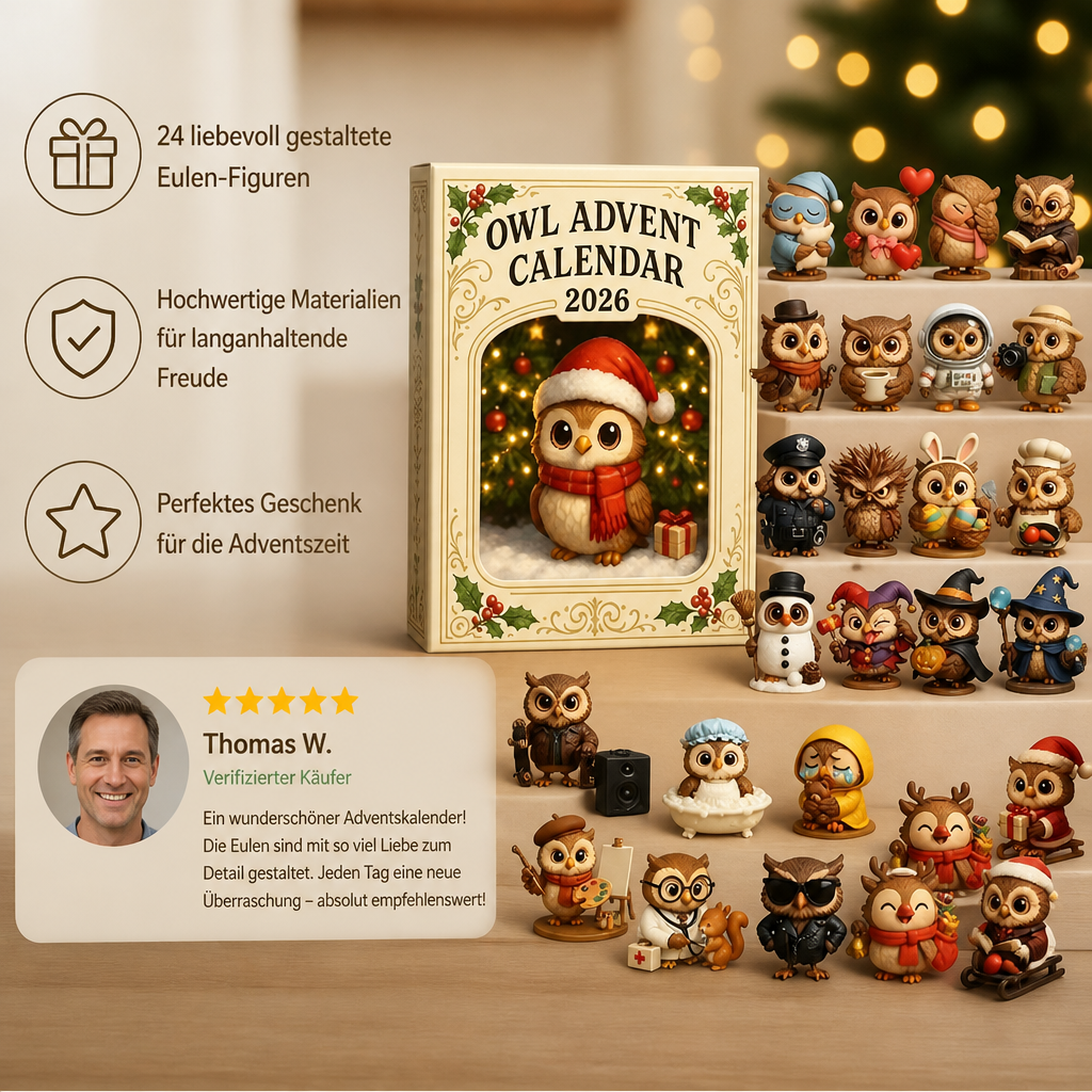 24-Tage Eulen-Adventskalender