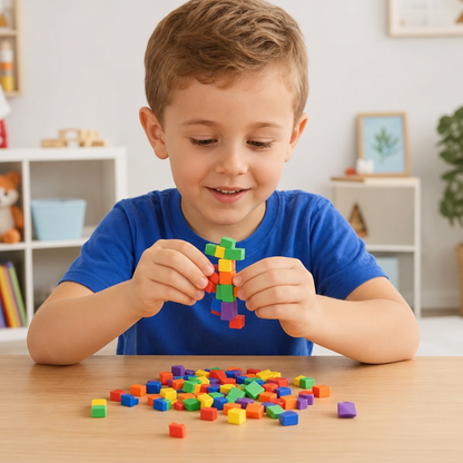 Kreative sensorische Klebewürfel – Sticky Cubes