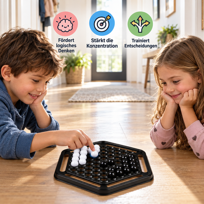 Push-Schach Familienspiel – Interaktives Logik- und Denkspiel für Kinder