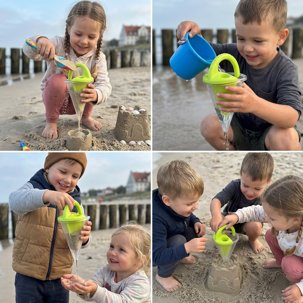 Strand-Trichter-Spielzeug für Kinder