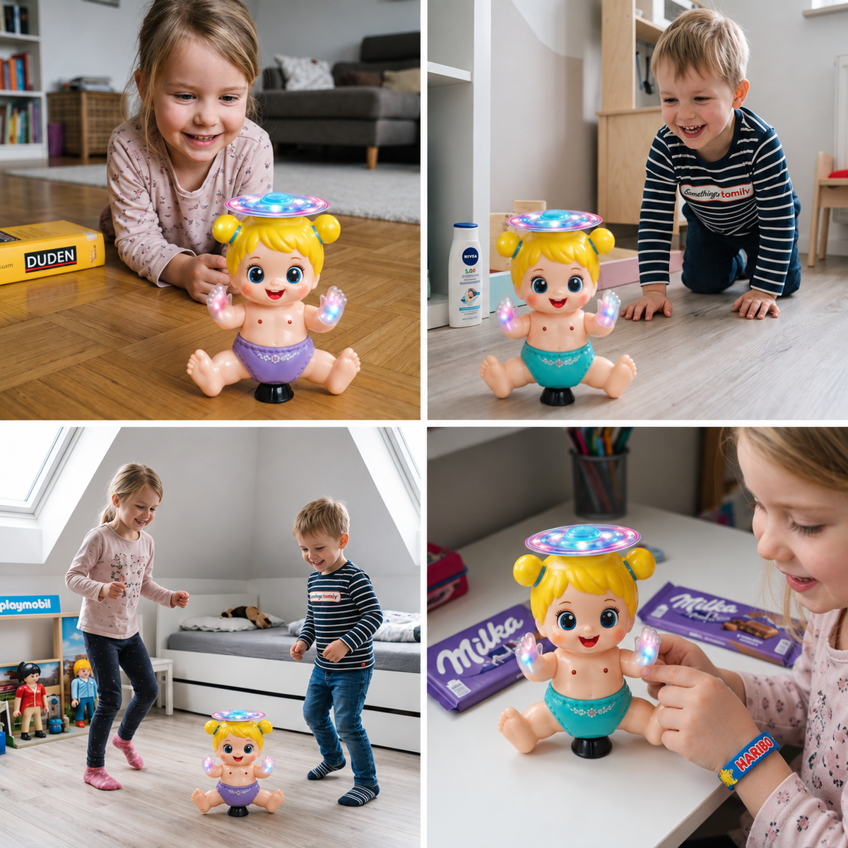 360° tanzende Spielpuppe