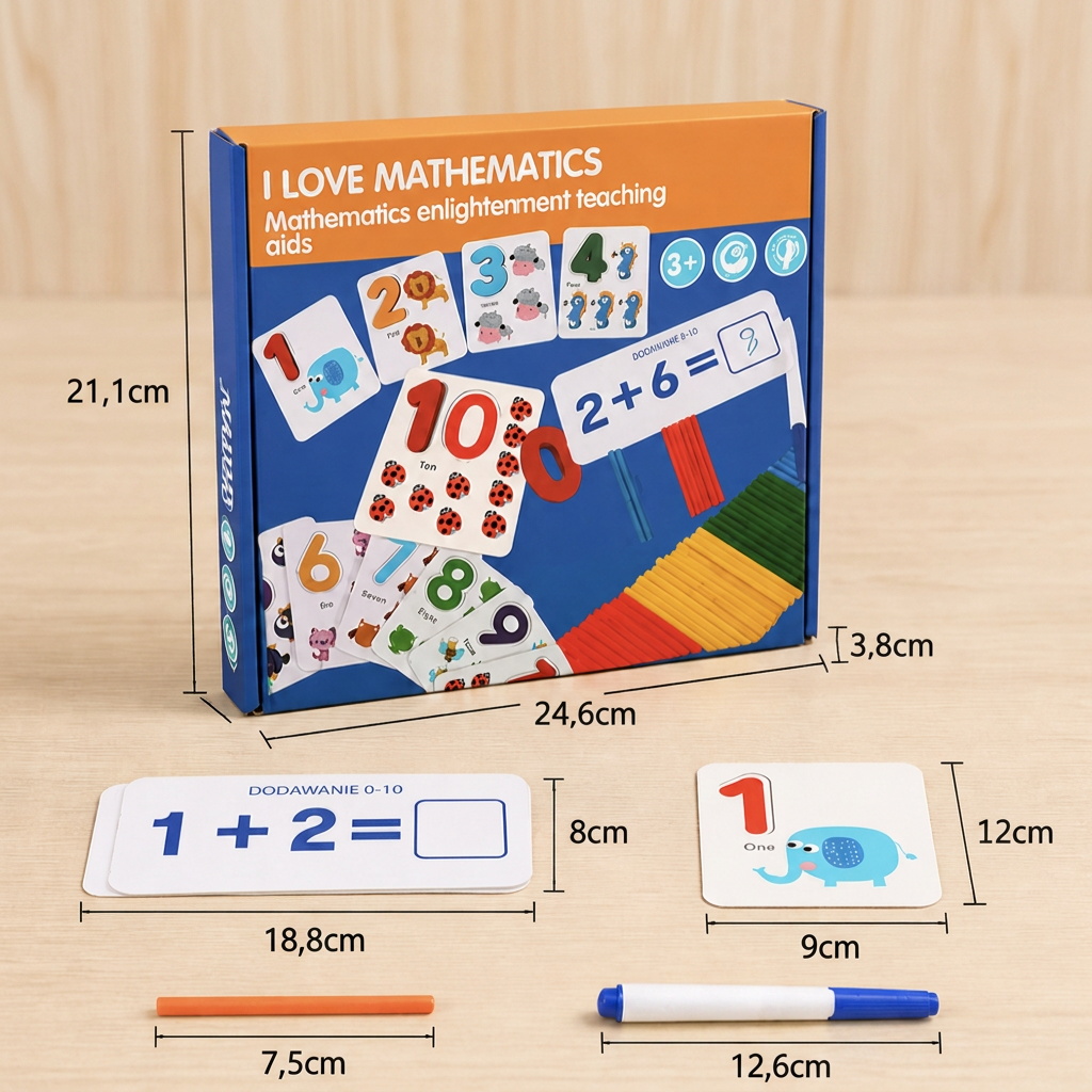 Mathe-Lernspiel mit Rechenstäbchen