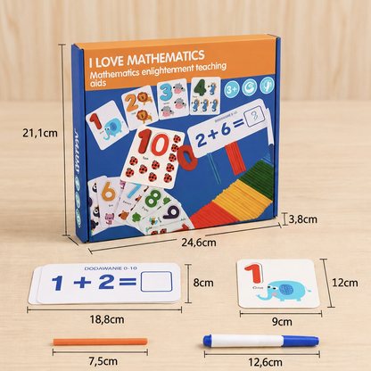 Mathe-Lernspiel mit Rechenstäbchen