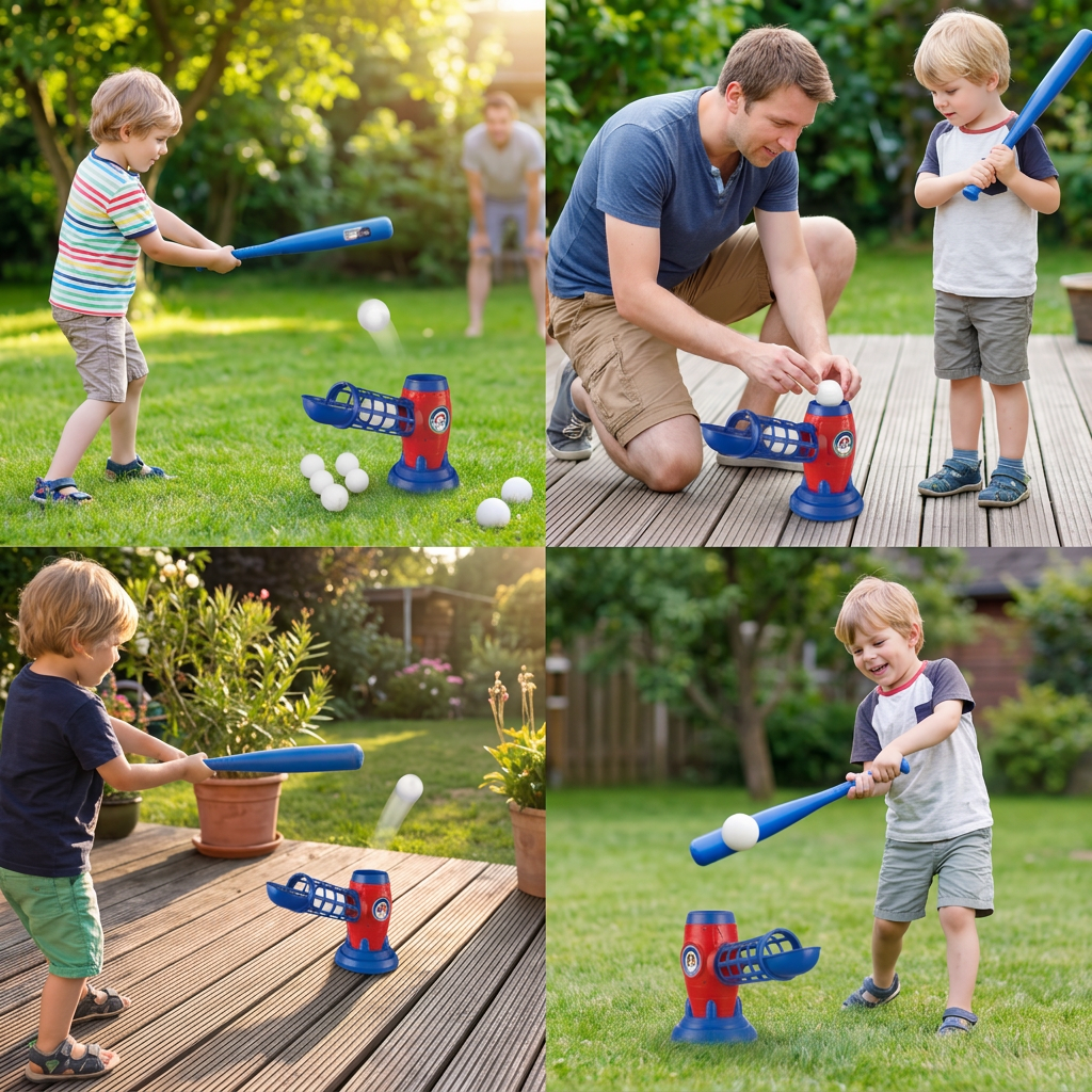 Elektronische Baseball-Wurfmaschine für Kinder
