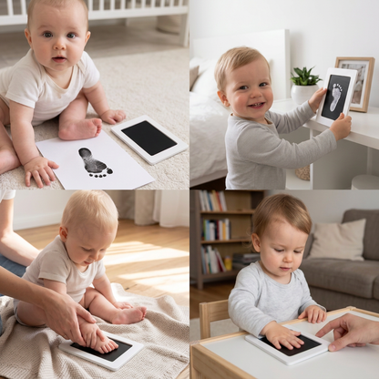 Baby-Hand- und Fußabdruck-Set – Erinnerungsset für Kleinkinder