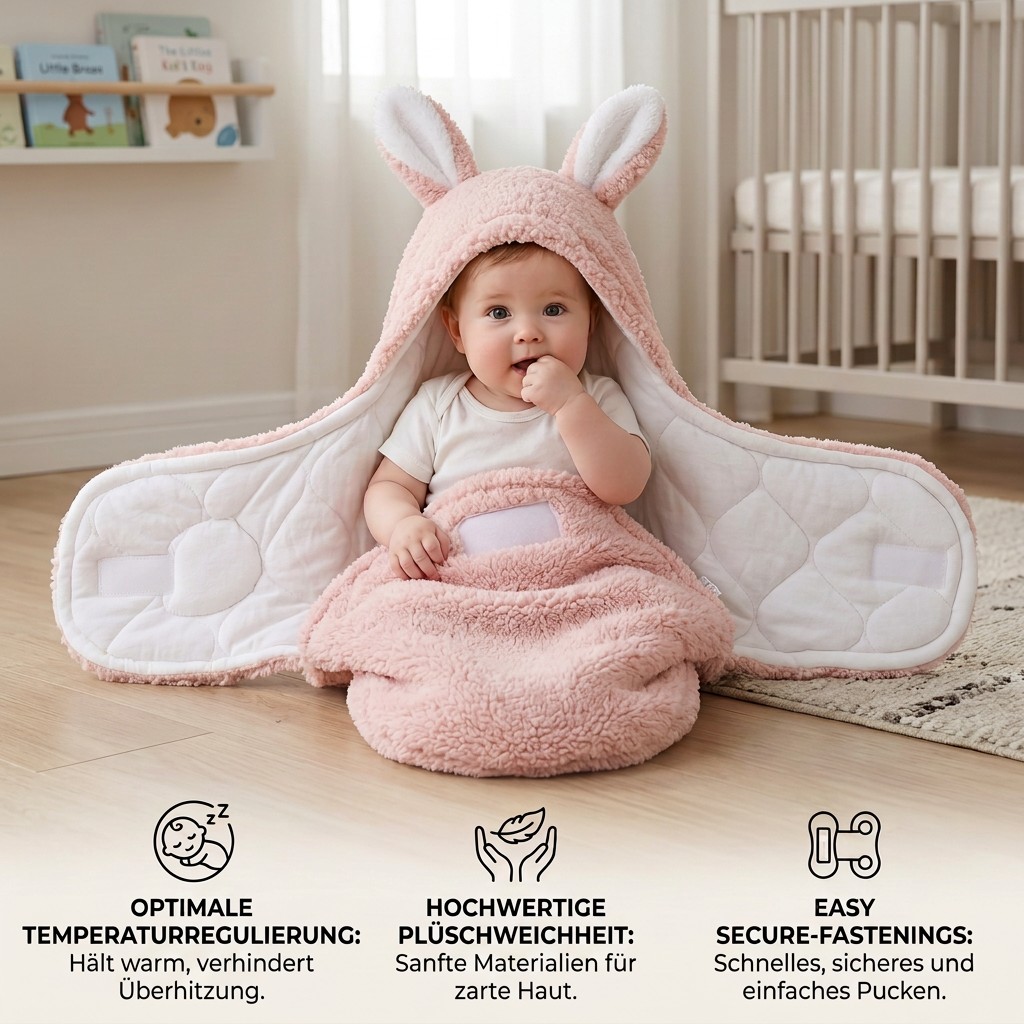 Baby Decke und Schlafanzug im Bärendesign