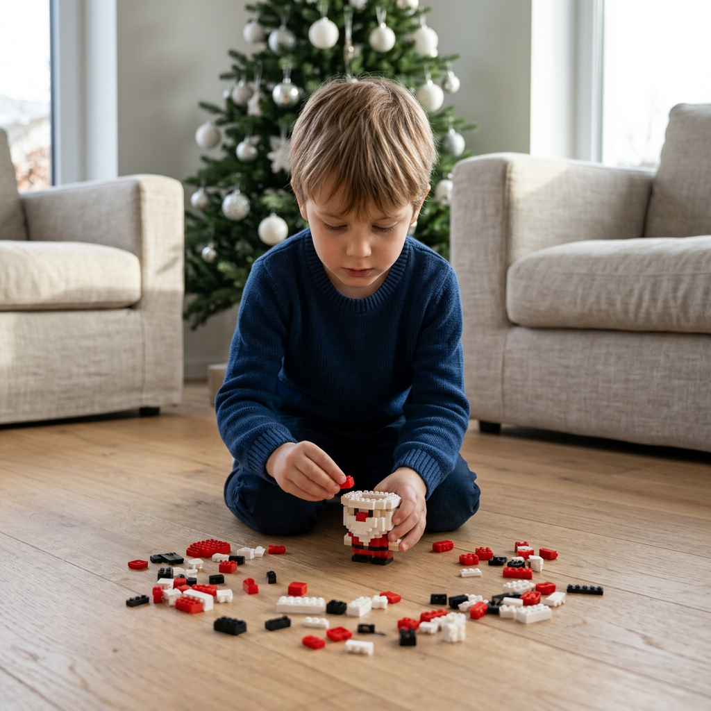 Kreative Baustein Weihnachtsfiguren - Spaß für die ganze Familie