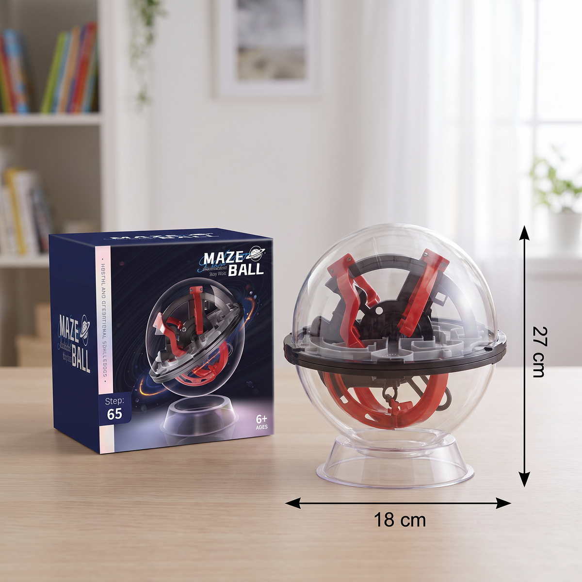 3D Labyrinth Puzzle Kugel (Level 1)