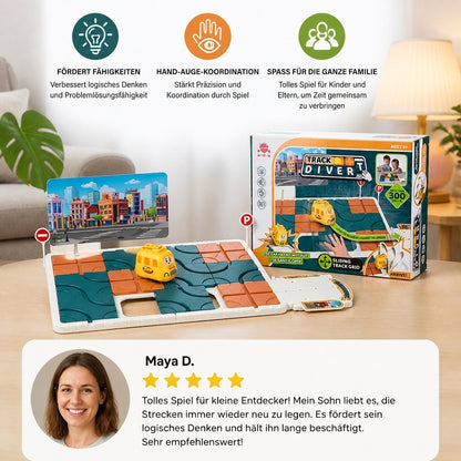 Schiebepuzzle-Labyrinth-Spiel