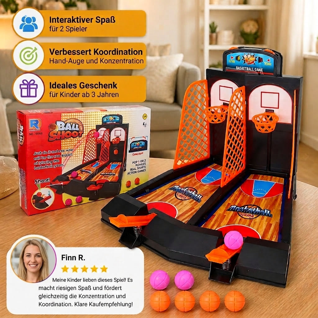 Basketball-Shootout-Spiel für 2 Spieler