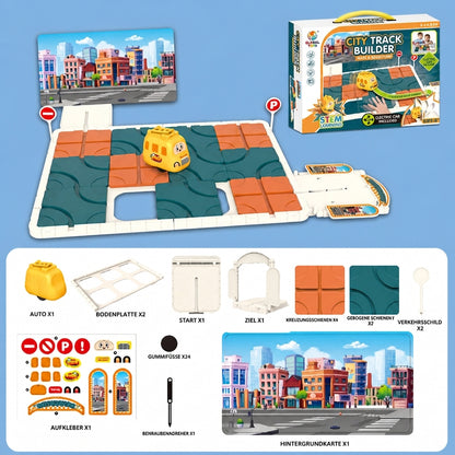 Schiebepuzzle-Labyrinth-Spiel