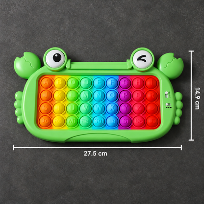 Interaktives sprechendes Lernkarten-Tablet mit Pop-It-Tastatur, Buchstabier- & Phonetikspielen