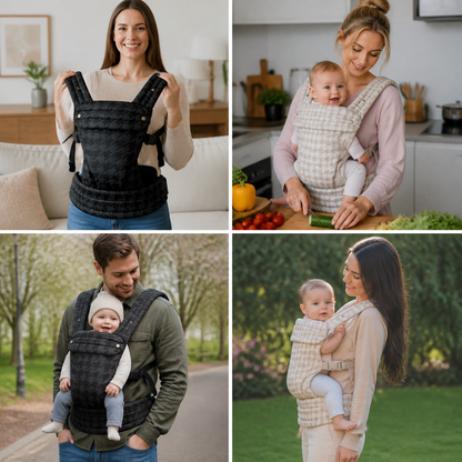 Ergonomische Babytrage – Atmungsaktiv & verstellbar