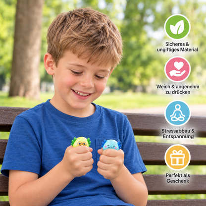 12er-Pack weiche Axolotl-Squishies – Anti-Stress-Spielzeug