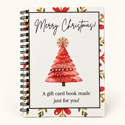 DIY-Weihnachts-Geschenkkartenbuch – Spiralgebundener Geschenk-Organizer für die Feiertage