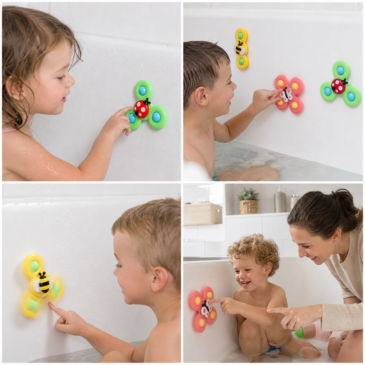 Interaktives Badespielzeug mit Drehrad – So macht Baden Spaß!