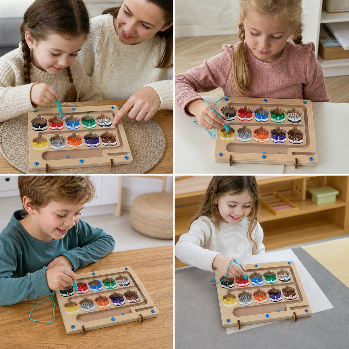 WonderMaze – Magnetisches Montessori-Labyrinth-Spielzeug