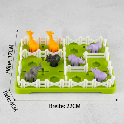 Montessori-Bauernhoftier-Puzzle und Lernspiel