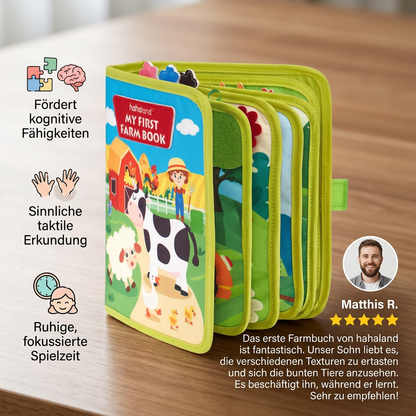 Sensorisches Montessori-Beschäftigungsbuch für kleine Entdecker