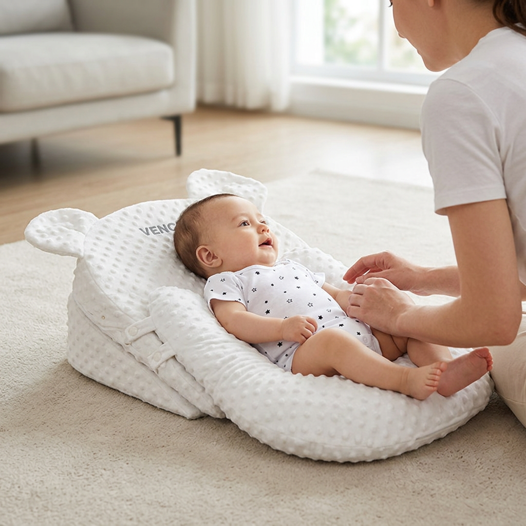 Babykissen mit verstellbaren Höhenstufen
