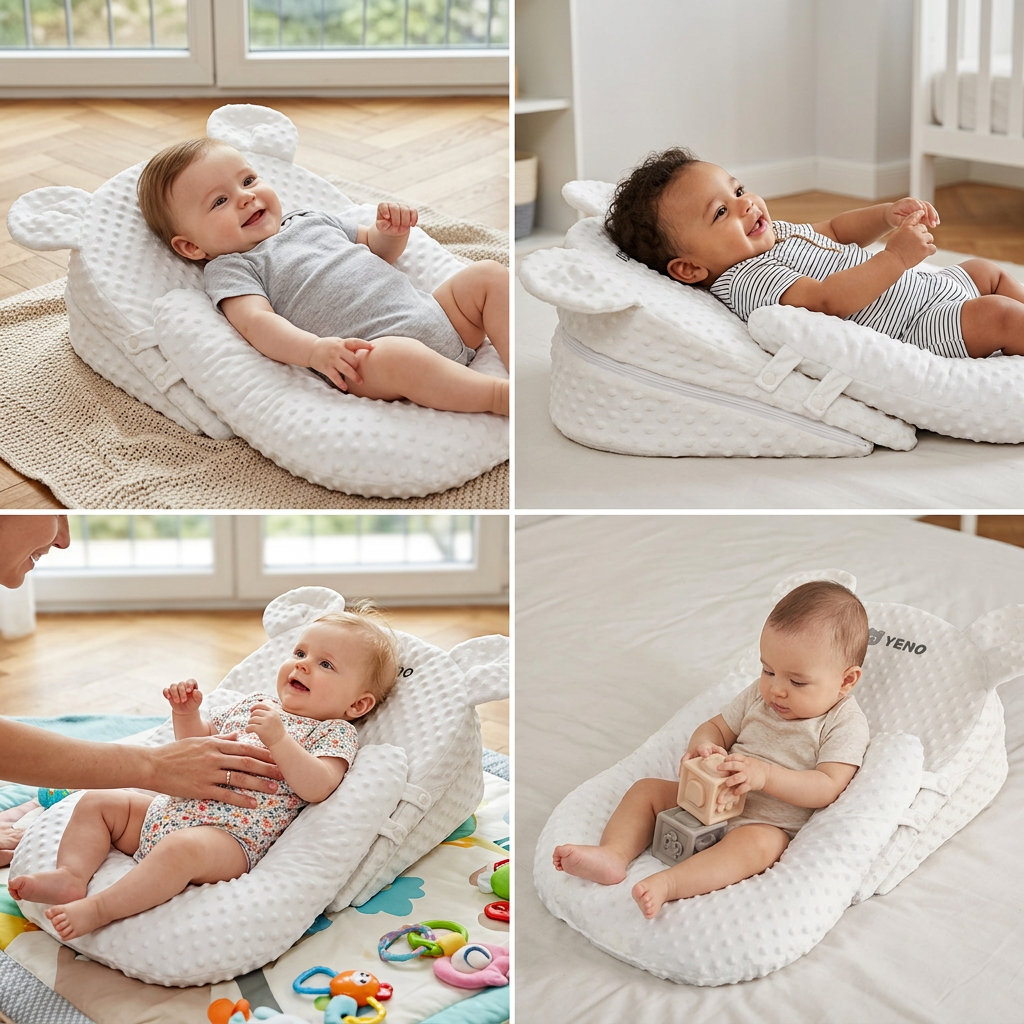 Babykissen mit verstellbaren Höhenstufen