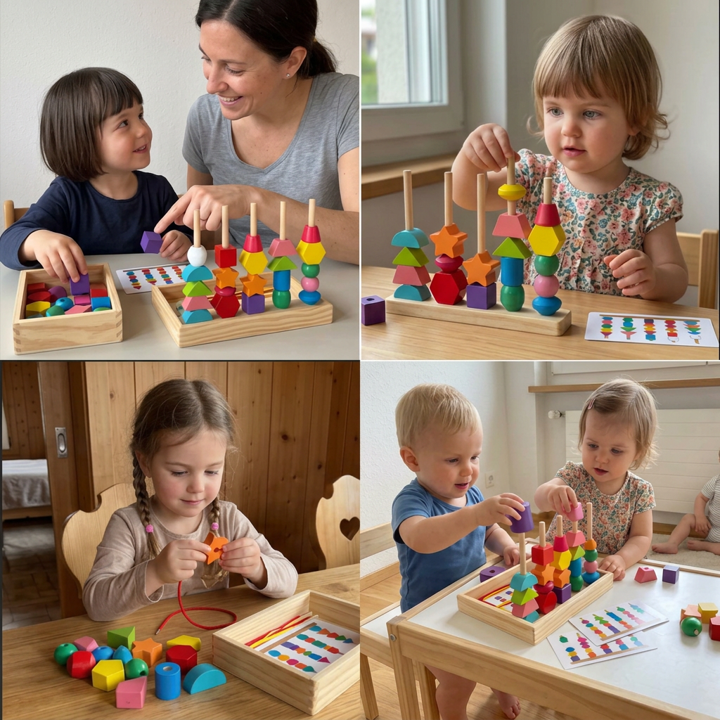 Montessori-Formen- und Farbenspiel
