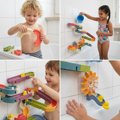 Rutschende Enten – Badespielzeug für Kinder