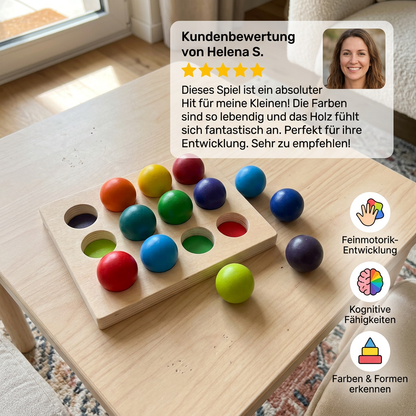 Montessori Regenbogen-Sortierspiel