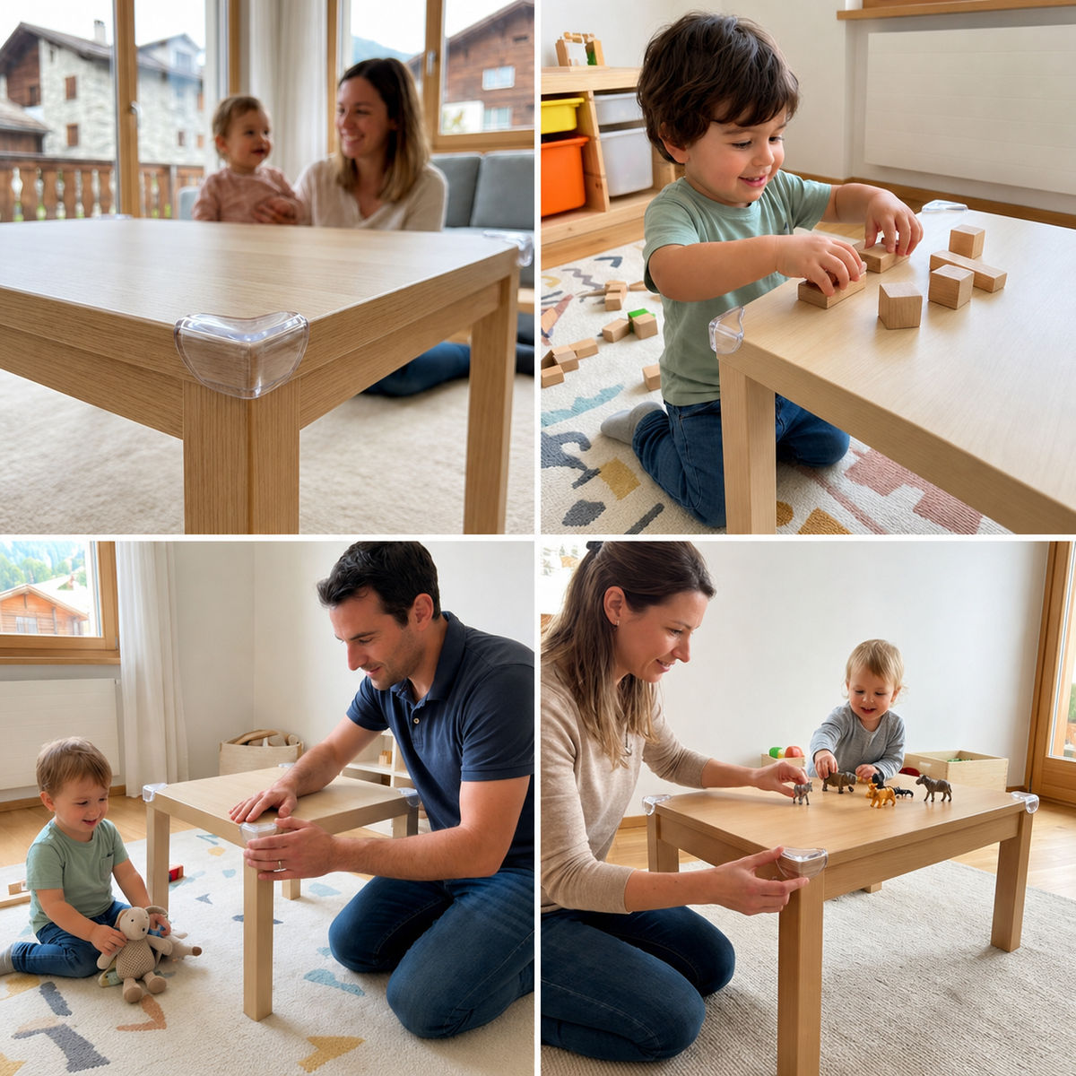 Sichere Eckenschützer – Kantenschutz für kleine Kinder