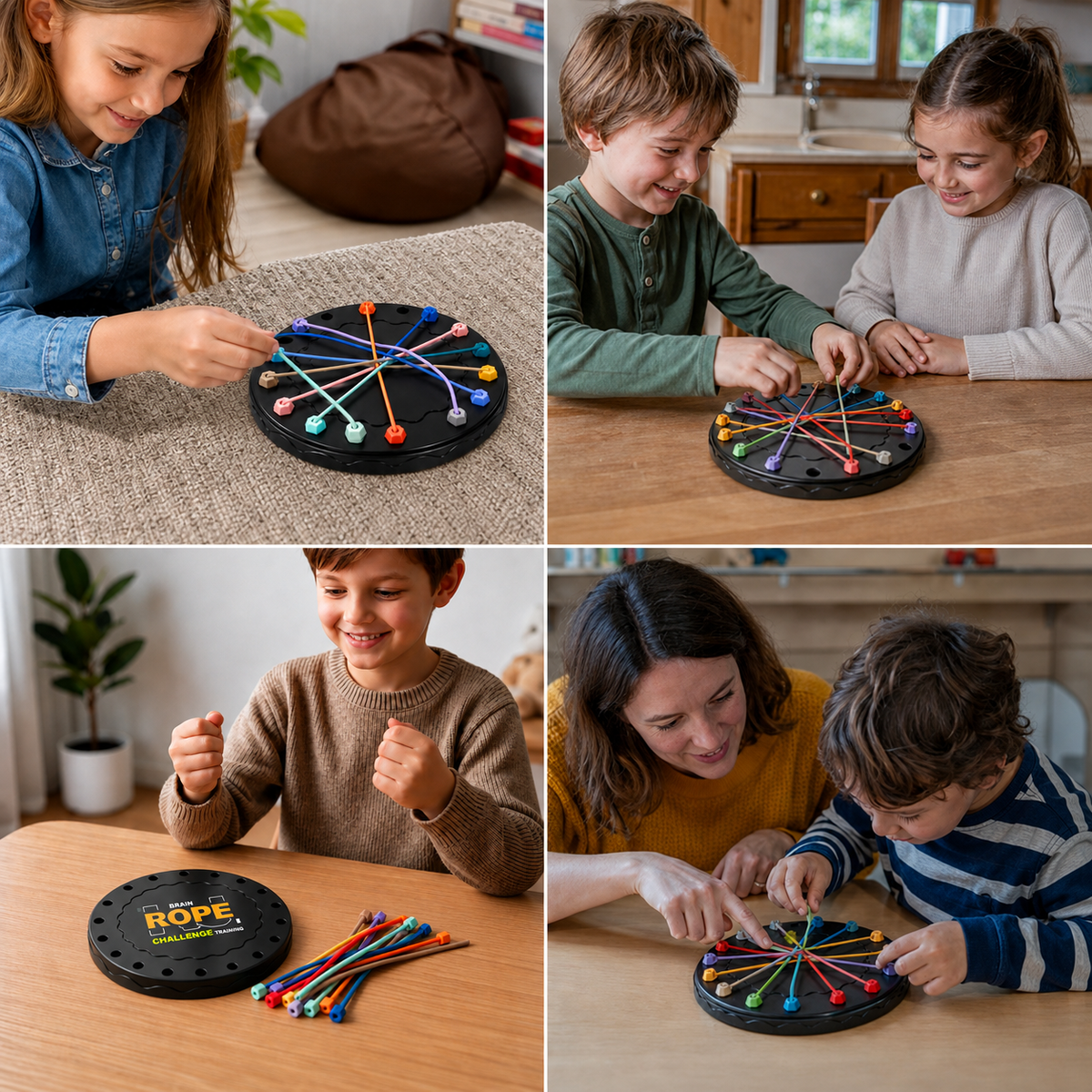 Knoten-Puzzlespiel für Kinder