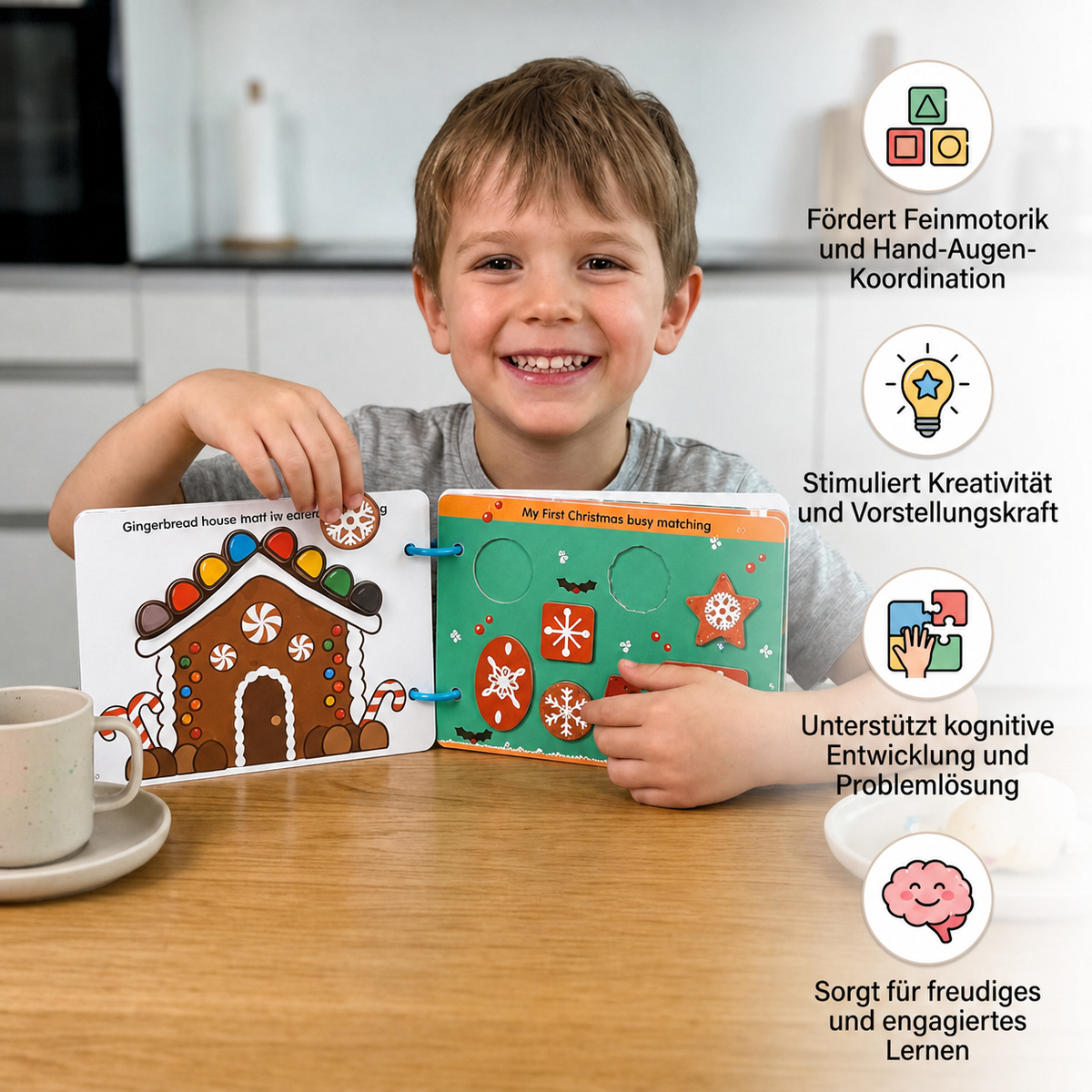 Montessori-Weihnachts-Beschäftigungsbuch