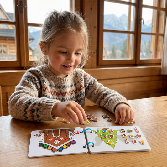 Montessori-Weihnachts-Beschäftigungsbuch