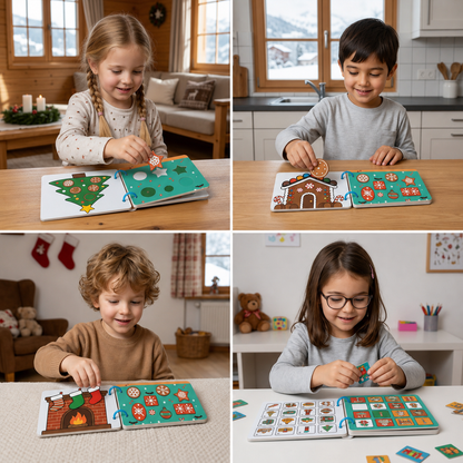 Montessori-Weihnachts-Beschäftigungsbuch