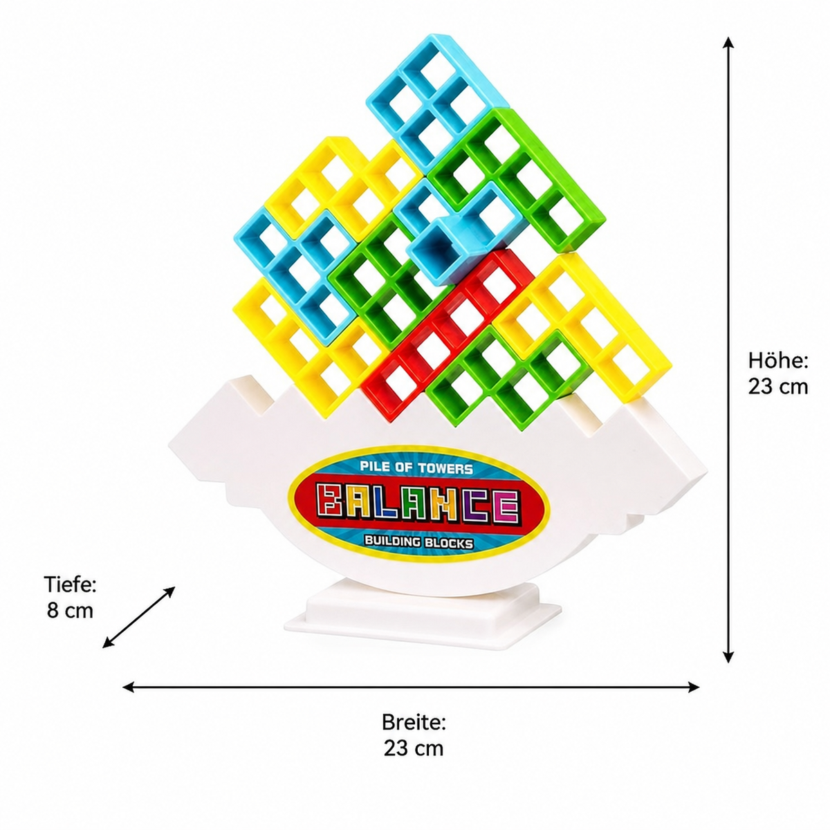 BlockTower – Balance-Stapelbrett