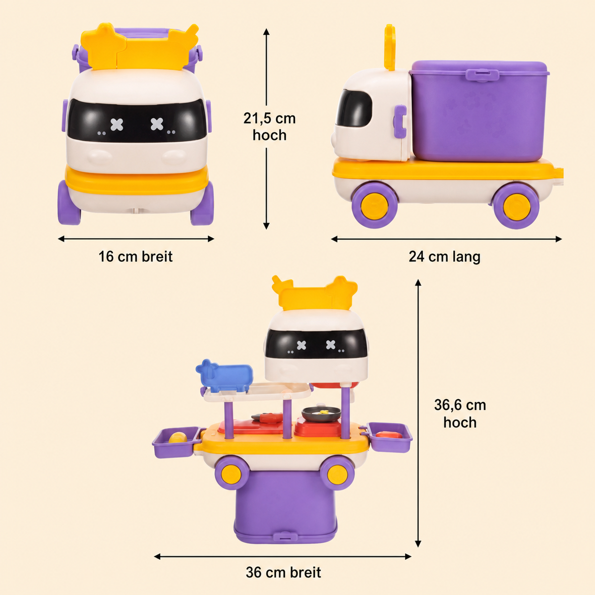 2-in-1-Spielzeugtruck für Kinder
