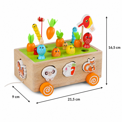Montessori-Holzspielzeug zum Lernen und Fördern
