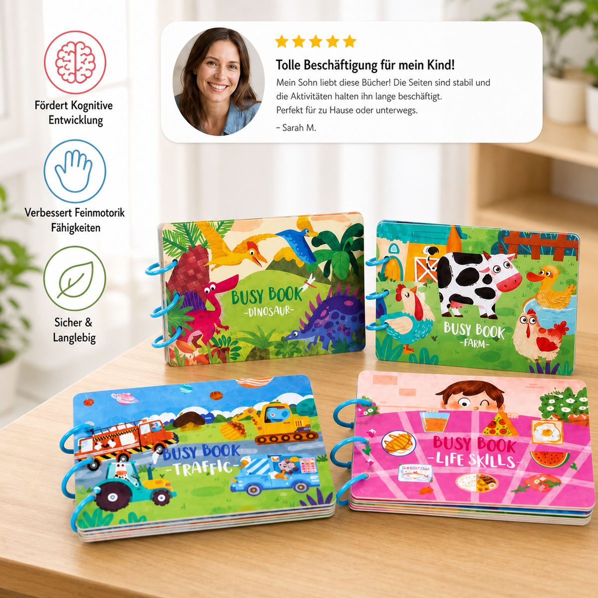 BusyBook – Montessori-Beschäftigungsbuch
