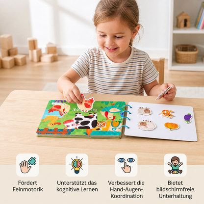 BusyBook – Robustes Montessori-Geschichtenbuch