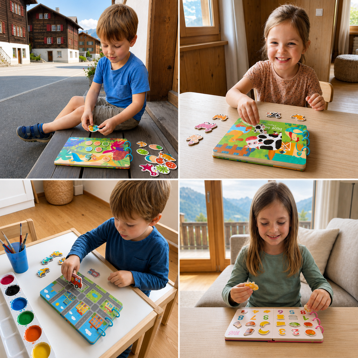 BusyBook – Robustes Montessori-Geschichtenbuch