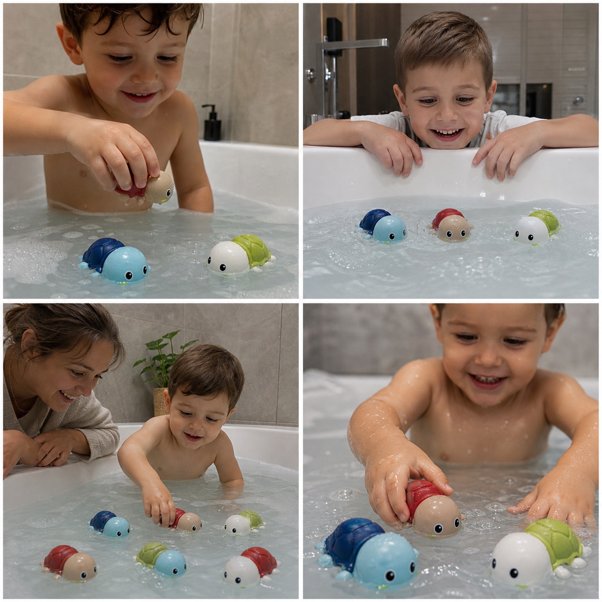Badefreunde – Schwimmendes Badespielzeug