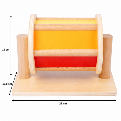 Montessori Holz-Karussell mit Bällen für Kleinkinder