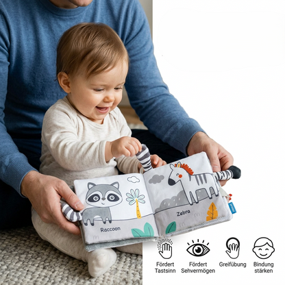 Sensorisches Plüschspielbuch für Kinder