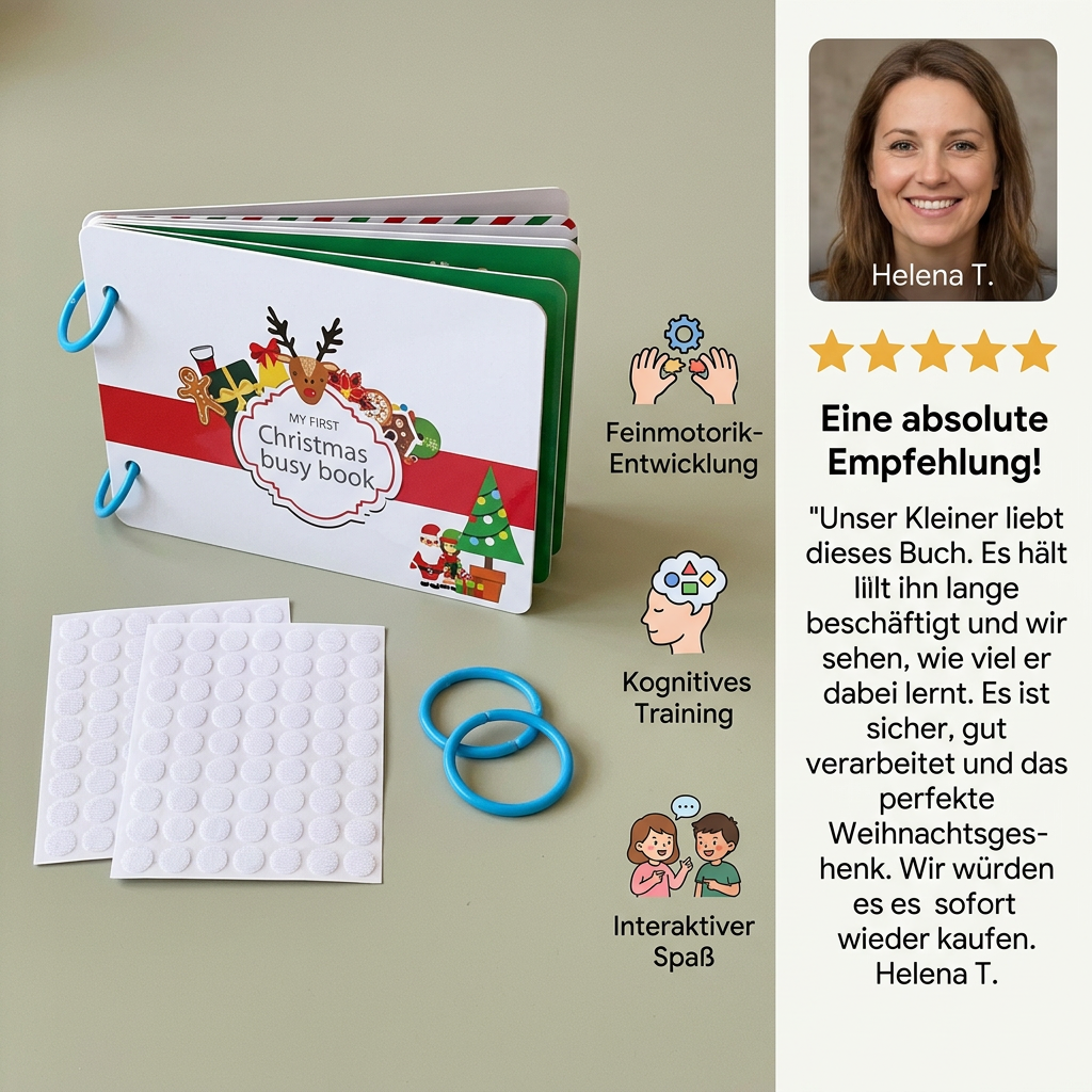 Montessori-Weihnachts-Beschäftigungsbuch